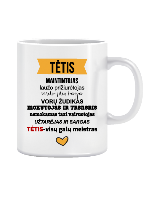 puodelis  tėtis visų galų meistars